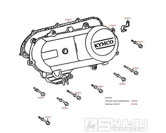 E05 Kryt variátoru - Kymco Heroism 50 Calypso 50