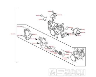 E11 Vstřikovací jednotka - Kymco MXU 450i LOF LC90CE