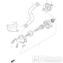 15 Vodní pumpa - Hyosung GV 650i E