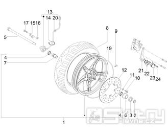 4.11 Přední kolo - Gilera Runner 125 ST 4T LC 2008-2012 (ZAPM46301)