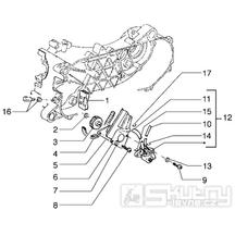 T12 Olejové čerpadlo - Gilera Stalker 50 do roku 2005 (ZAPC13000...)