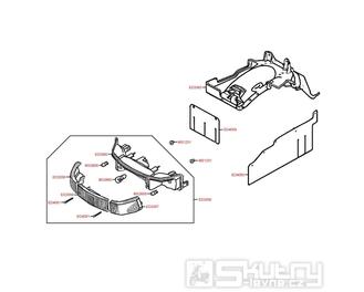 F19 Zadní světlo / zadní blatník - Kymco DJ 50