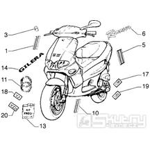 T27 Samolepky, loga - Gilera Runner 125 VX 4T LC (ZAPM24200)