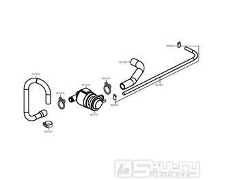 F23 Sekundární vzduchový systém - Kymco MXU 400