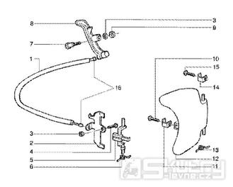 T31 Držák palivové nádrže - Gilera Runner 125 FX DT 2T LC (ZAPM0700...)