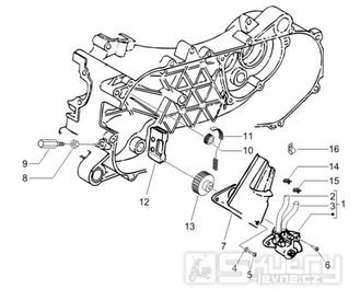 1.18 Olejové čerpadlo - Gilera Runner 50 SP -SC- 2006 (ZAPC461000)