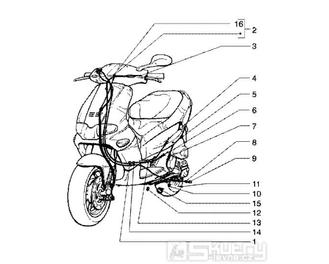 T45 Náhon tachometru - Gilera Runner 125 FX DT 2T LC (ZAPM0700...)