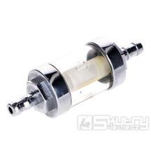Benzínový filtr chromovaný demontovatelný 6mm