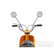 Zrcátko BGM PRO kulaté, černé, pro Lambretta Lui 50 CL, Lui 75 S, SL, Luna, Vega, Cometa