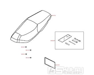 F09 Sedadlo a nářadí - Kymco Super 8 125