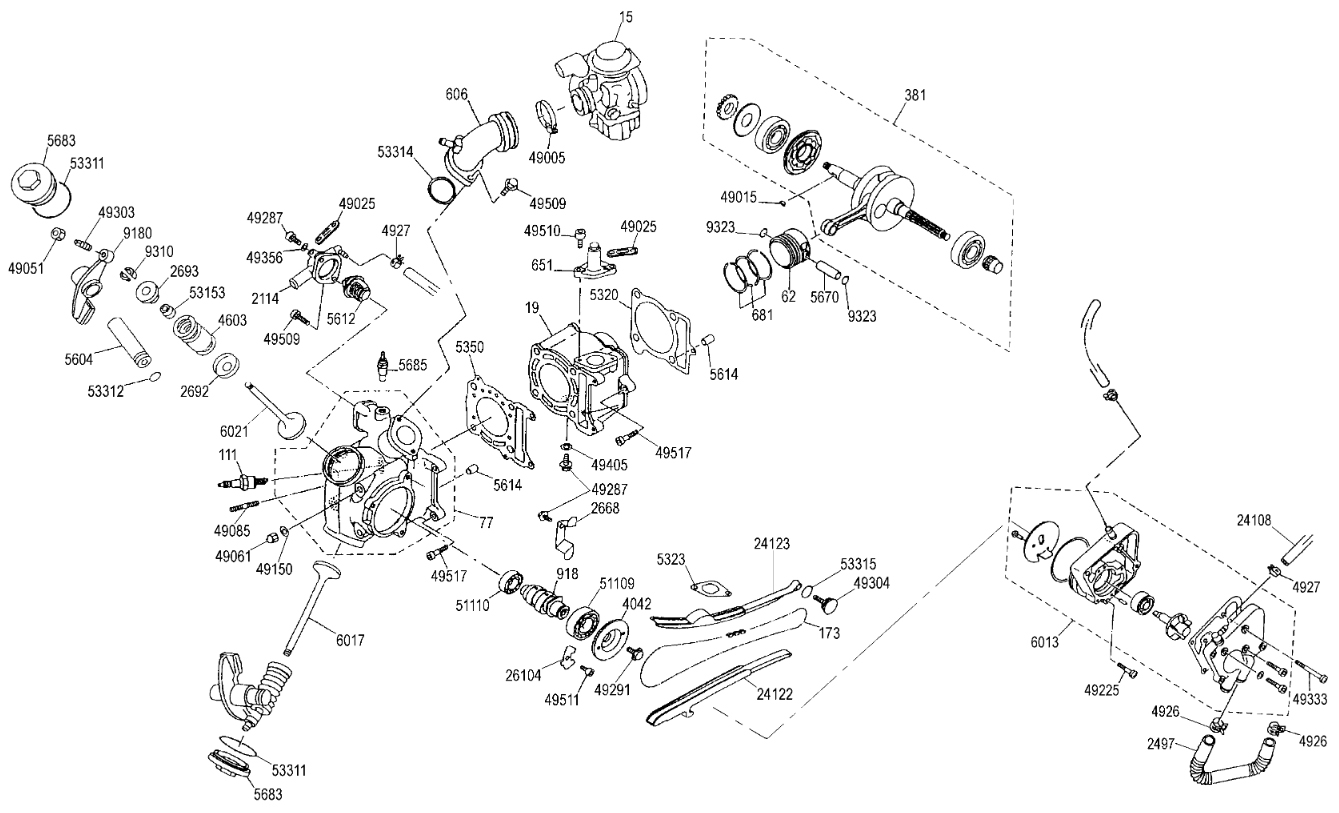 Motor - Malaguti Madison 125