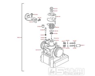 E08 Škrtící klapka - Kymco People GT 125i