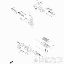 33 Stupačky / Řadící páka - Hyosung GV 650 Fi