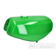 Palivová nádrž „banán“ šťavnatě zelená (RAL 6018) pro Simson S50, S51, S70