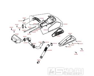 F13 Vzduchový filtr - Kymco Dink 125 (Bet & Win)