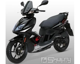 Kymco Super 8 50 2T - barva černá/stříbrná