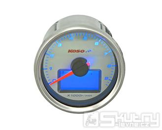 Otáčkoměr KOSO GP Style II - 9.000 ot./min bílá