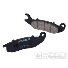 Brzdové destičky Naraku organické pro Vespa GTS 23-, Piaggio Medley, Liberty, Aprilia SR COMPACT GT