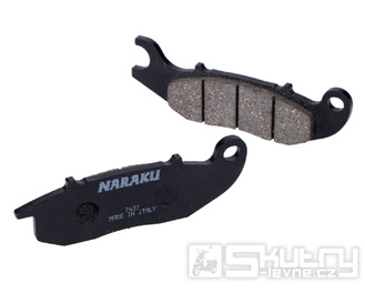 Brzdové destičky Naraku organické pro Vespa GTS 23-, Piaggio Medley, Liberty, Aprilia SR COMPACT GT