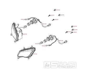 F01 Světlomety - Kymco MXU 400