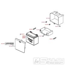 F11 Baterie / Pojistky - Kymco Movie S 125i SR25BA