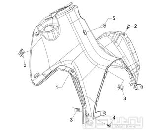 2.30 Předkolenní plast - Gilera Runner 200 ST 4T LC 2008-2011 (ZAPM46401)