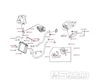 F20 Chlazení motoru - Kymco People GT 300i