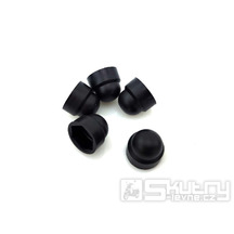 Krytky matic M8 plastové černé, klíč 13mm, sada 5 ks