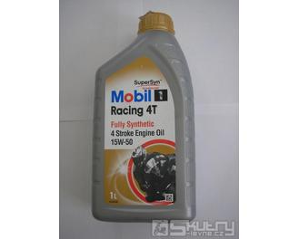 Olej Mobil Racing 4T, plná syntetika 15W50