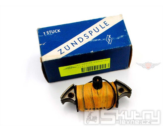 Zapalovací cívka, rozteč uchycení 54mm, kotva 77mm pro Hercules, Zündapp, Kreidler, Puch