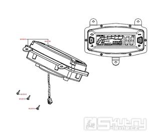 F02 Tachometr - Kymco MXU 450i LOF LC90CE