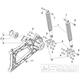 4.10 Zadní tlumiče - Gilera Fuoco 500ccm E3 2007-2013 (ZAPM61100...)
