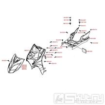 F05 Přední plasty, podlaha - Kymco DJ 50 S KG10B