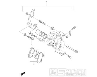 FIG40 Brzdový válec přední levý a pravý - Hyosung GT 250i NE (Naked)