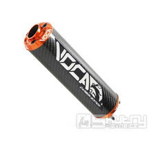 Koncovka výfuku Voca Carbon - CNC oranžová