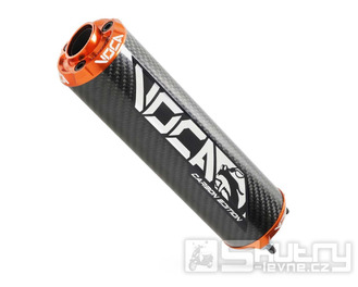 Koncovka výfuku Voca Carbon - CNC oranžová
