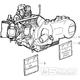 1.02 Motor, těsnění motoru - Gilera Runner 200 VXR 4T LC 2005-2006 (ZAPM46200)