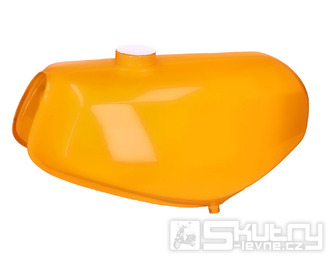 Palivová nádrž „banán“ saharská hnědá (RAL 1007) pro Simson S50, S51, S70