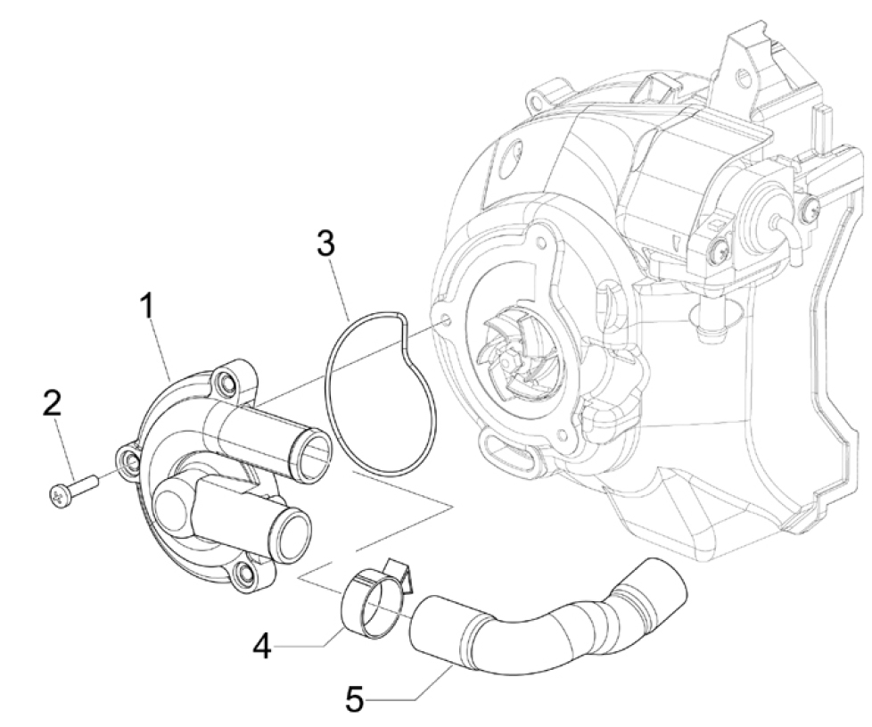 1.19 Vodní čerpadlo - Gilera Runner 125 ST 4T LC 2008-2012 (ZAPM46301)