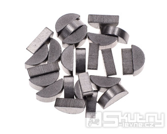 Klínek magneta dobíjení 9,6x3,7x3mm 25 kusů pro Minarelli AM, Puch