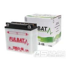 Baterie Fulbat 12N5,5-4A olověná vč. kyselinového balení
