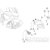 6.03 Přední světlo a blinkry - Gilera Runner 125 VX 4T 2005-2006 (ZAPM46100)