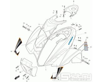 39 Přední kapotáž - Hyosung 450 Sport Quad