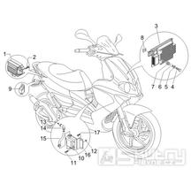 6.06 Regulátor napětí, zapalovací cívka a kabel - Gilera Runner 50 PureJet Race CH 2006 (ZAPC46200)