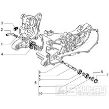 T13 Vodní čerpadlo - Gilera DNA 50ccm 2T 2005 (ZAPC270003000001)