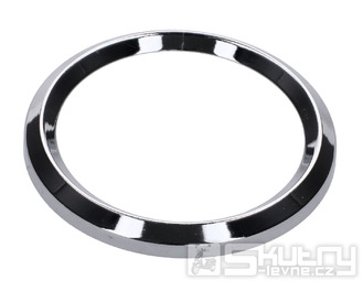 Chromovaný kroužek tachometru 48 mm pro Simson S50, SR4, KR51 Schwalbe, Star, Sperber, Spatz, Habicht