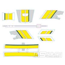 Sada samolepek pro Vespa GTS RACING SIXTIES GTS 349/A zelená