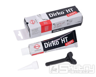 Silikonový tmel Dirko HT černý +315 °C 70ml