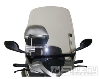 Plexi Puig T.G. v čirém provedení pro Kymco Agility City, RS a DJ S 50 až 125ccm