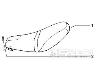 T33 Sedadlo - Gilera Runner 50 SP do roku 2005 (ZAPC36200...)